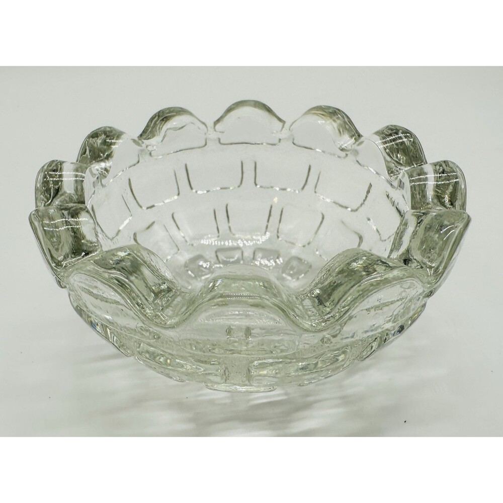 Anchor Hocking Turtle Covered Trinket Box Clear Glass Dish Jewelry Vintage USA - Picture 14 of 16